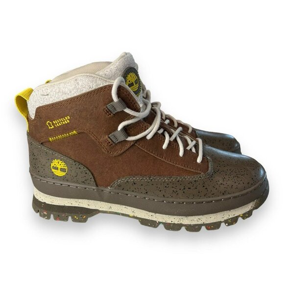 Timberland Brown and Gray Ankle Boots - Picture 2 of 9